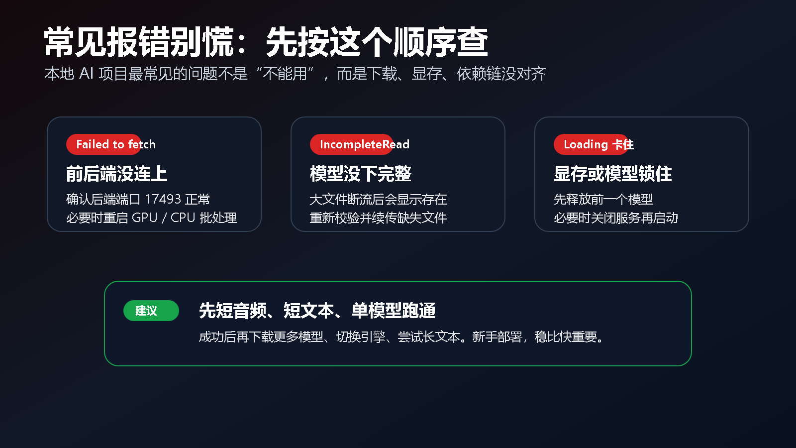 Voicebox 常见报错排查图